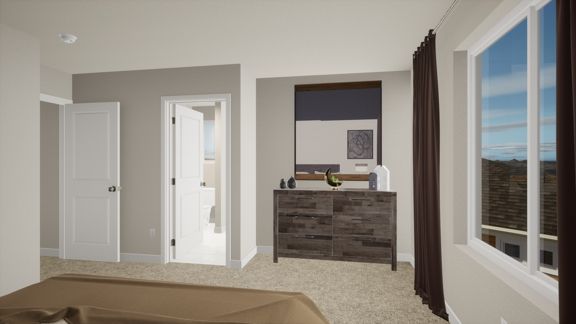 Rendering of Clydesdale primary bedroom
