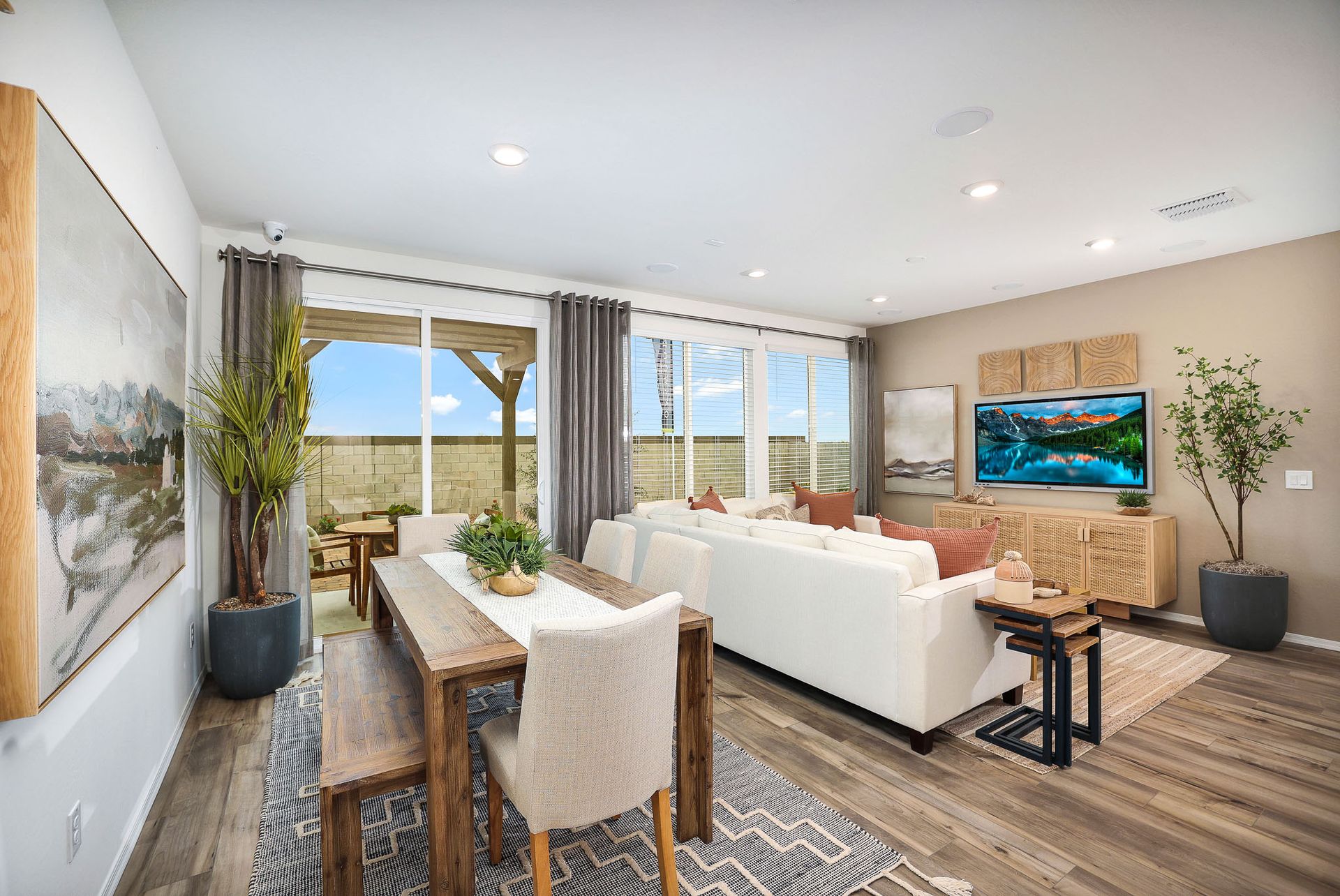 This is our staged Sagebrush Model. Options and colors may vary.