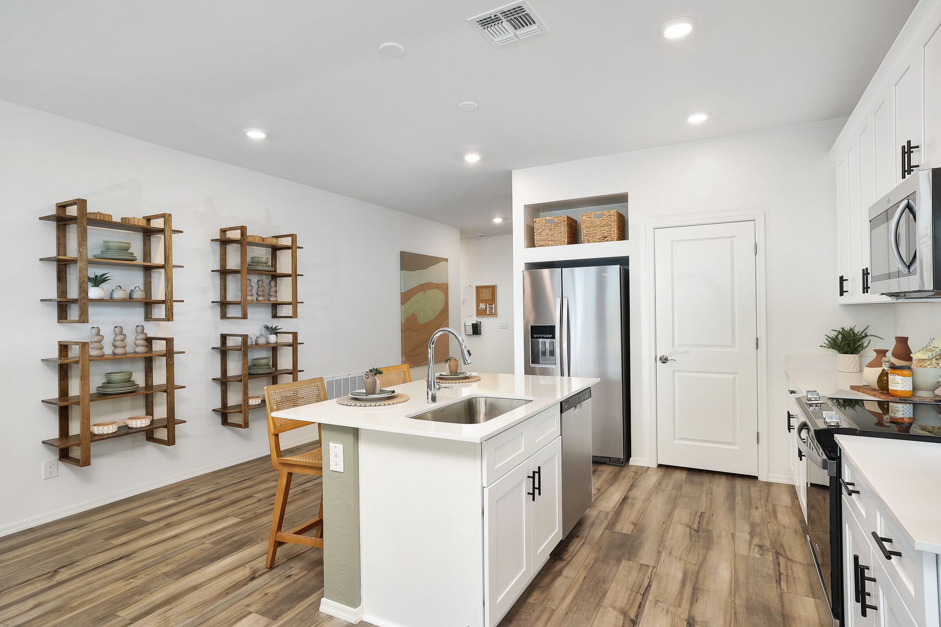 This is our staged Sagebrush Model. Options and colors may vary.