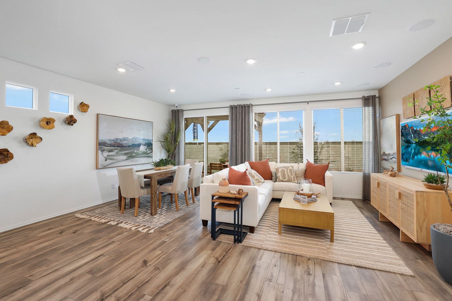 This is our staged Sagebrush Model. Options and colors may vary.