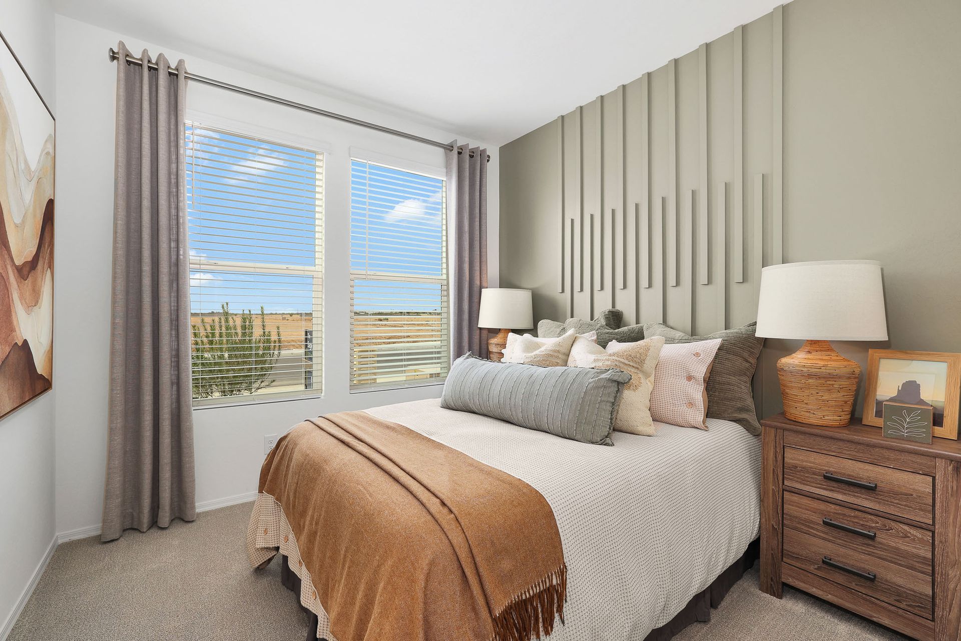 This is our staged Sagebrush Model. Options and colors may vary.