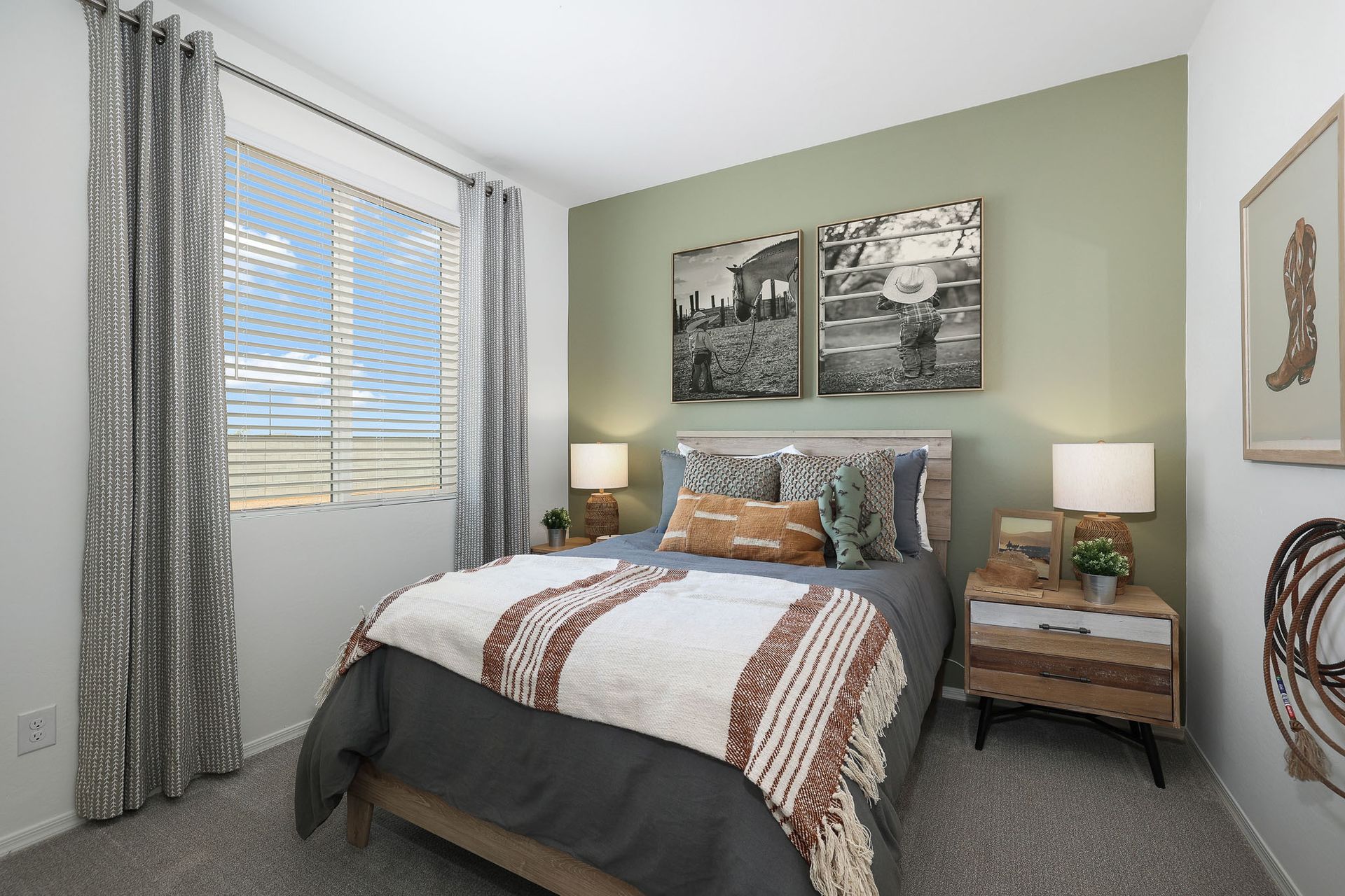 This is our staged Sagebrush Model. Options and colors may vary.