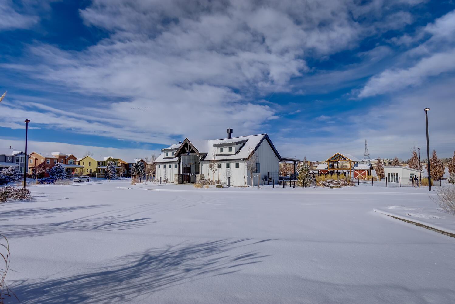 Southlawn pool winter