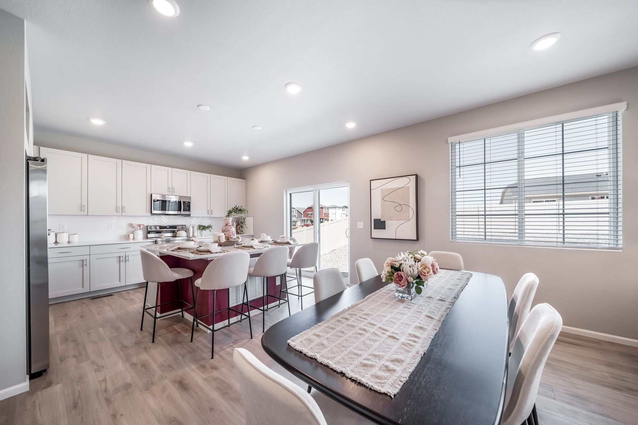 Dining area/kitchen of Triumph floorplan