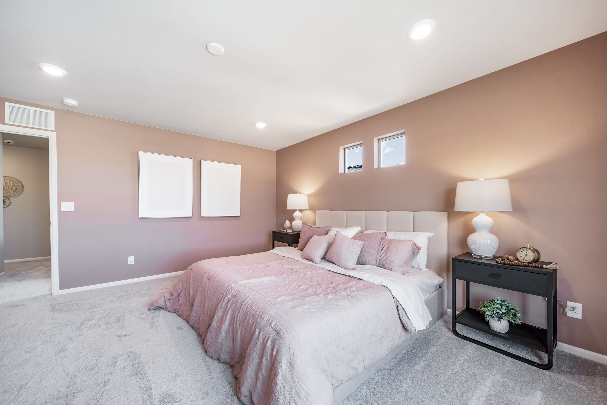 Primary bedroom of Triumph floorplan