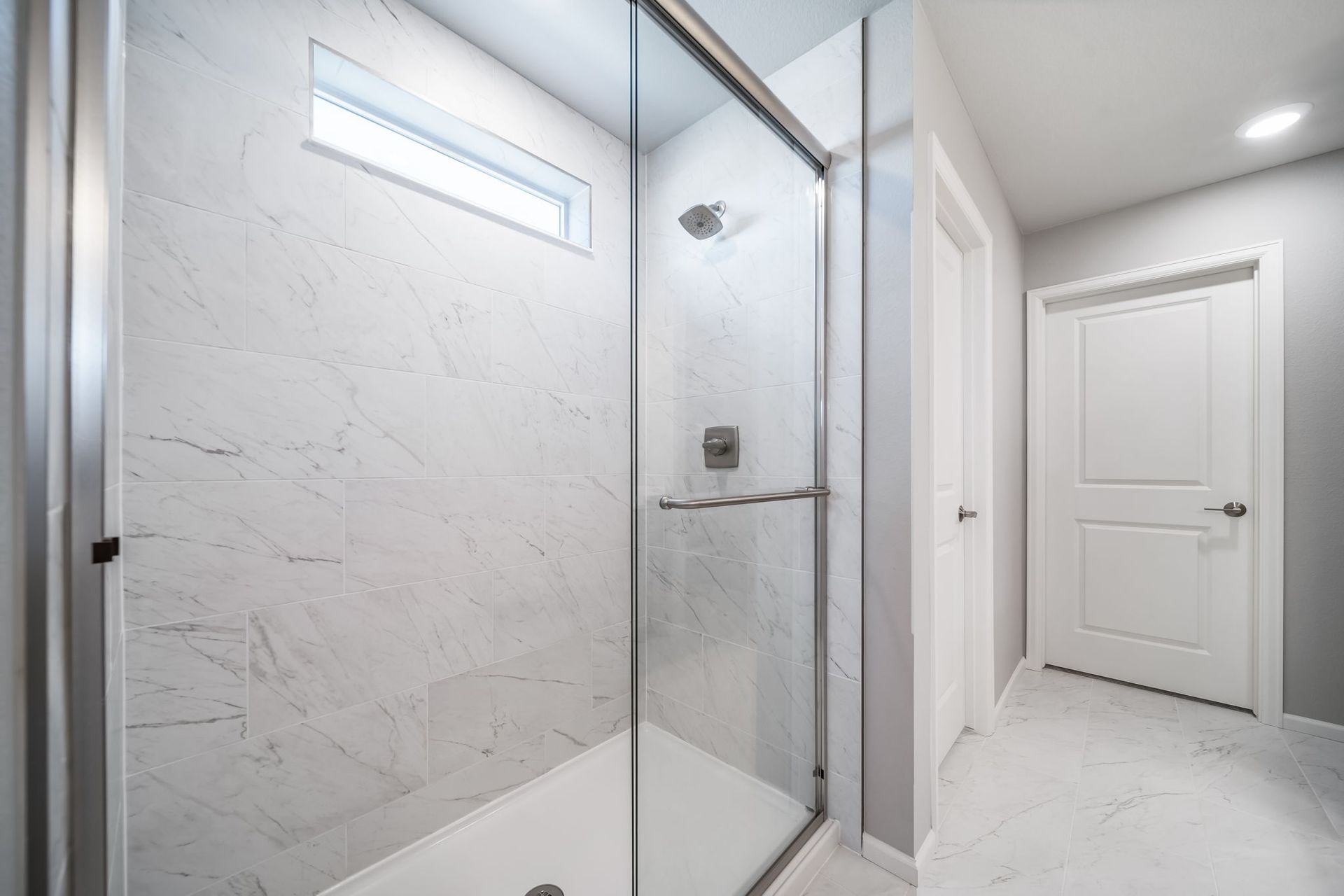 Primary spa shower of Triumph floorplan
