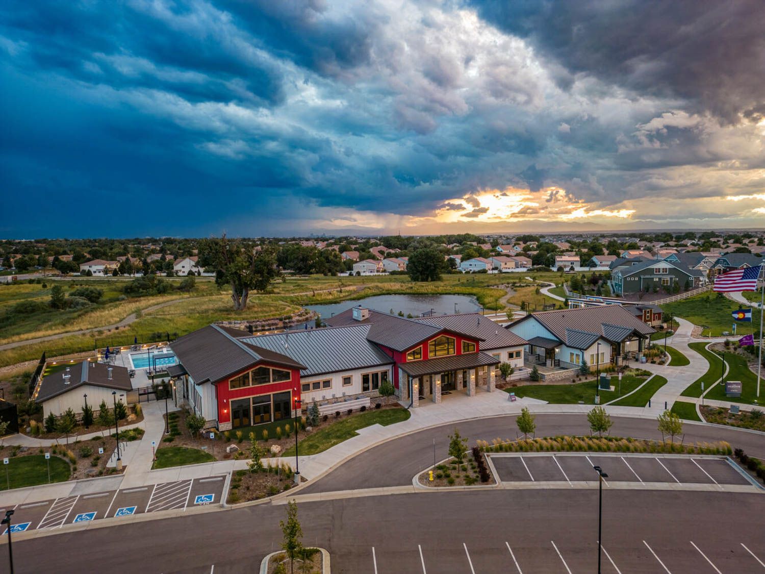 The Reserve boasts a private clubhouse with state-of-the-art fitness facilities.