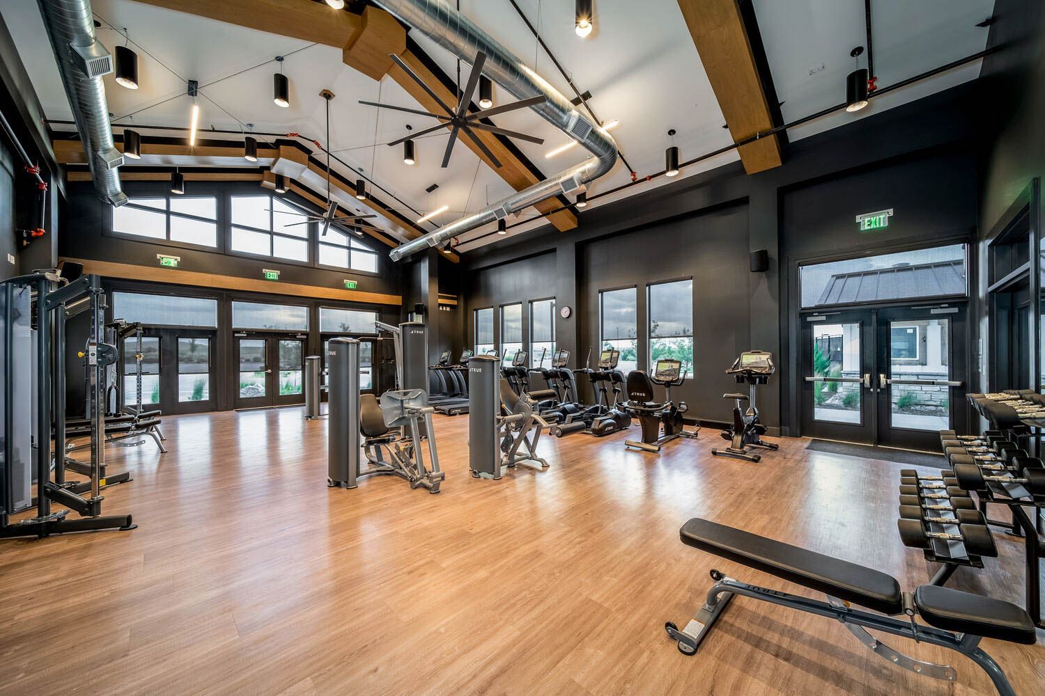 The Reserve boasts a private clubhouse with state-of-the-art fitness facilities.