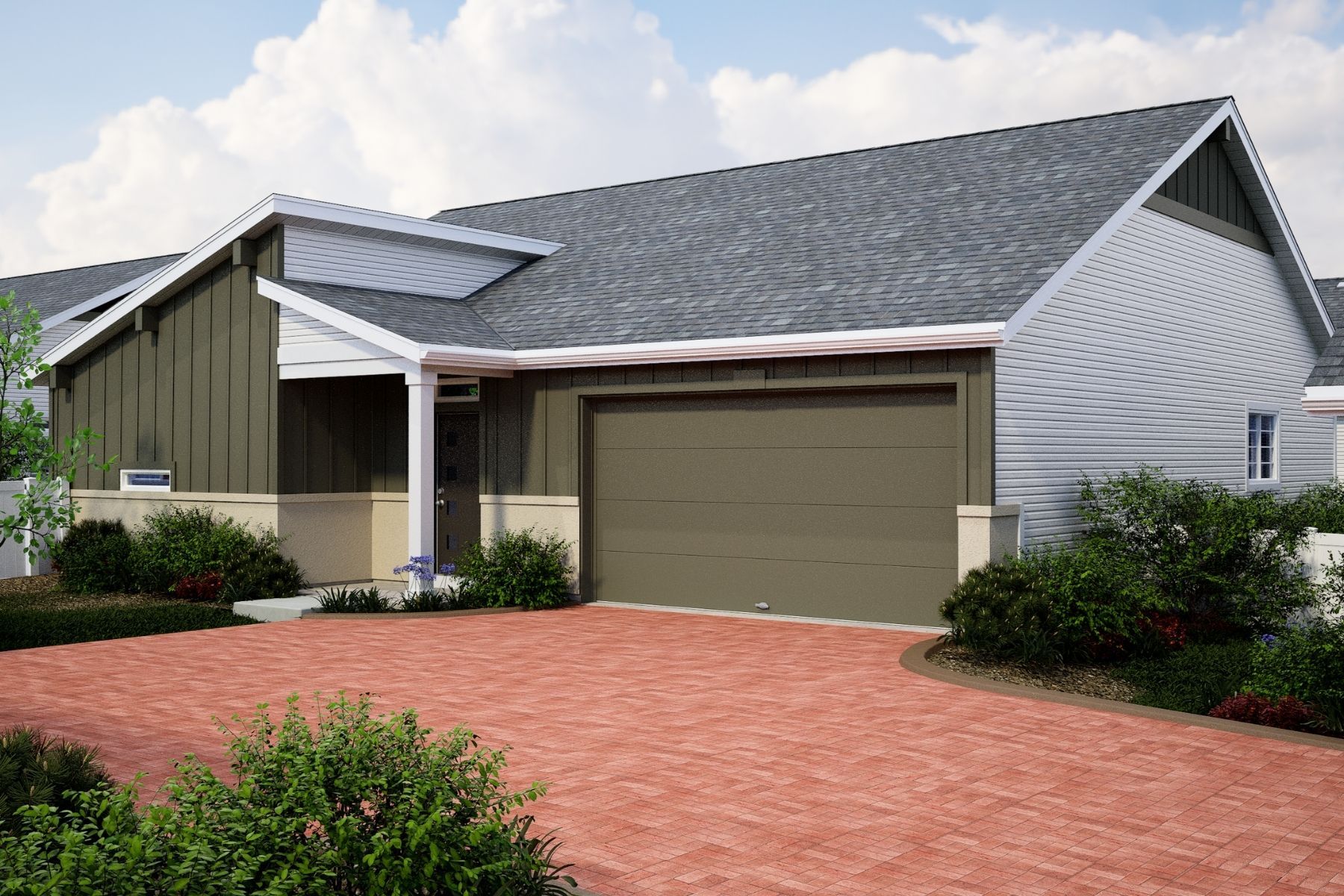 Rendering of Sojourner floorplan in Explorer Collection Elev C