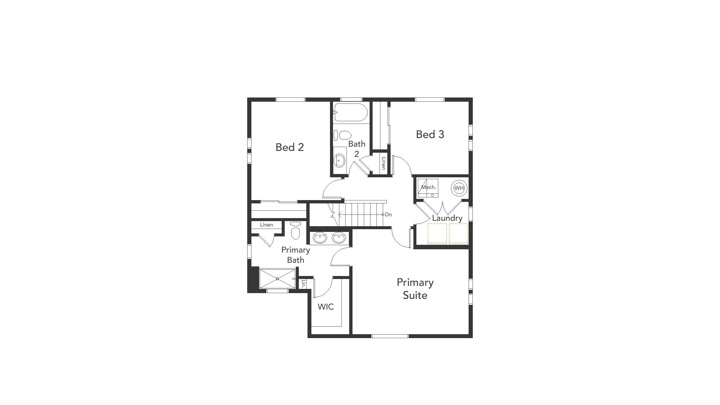 Rendering of Percheron 2nd Floor