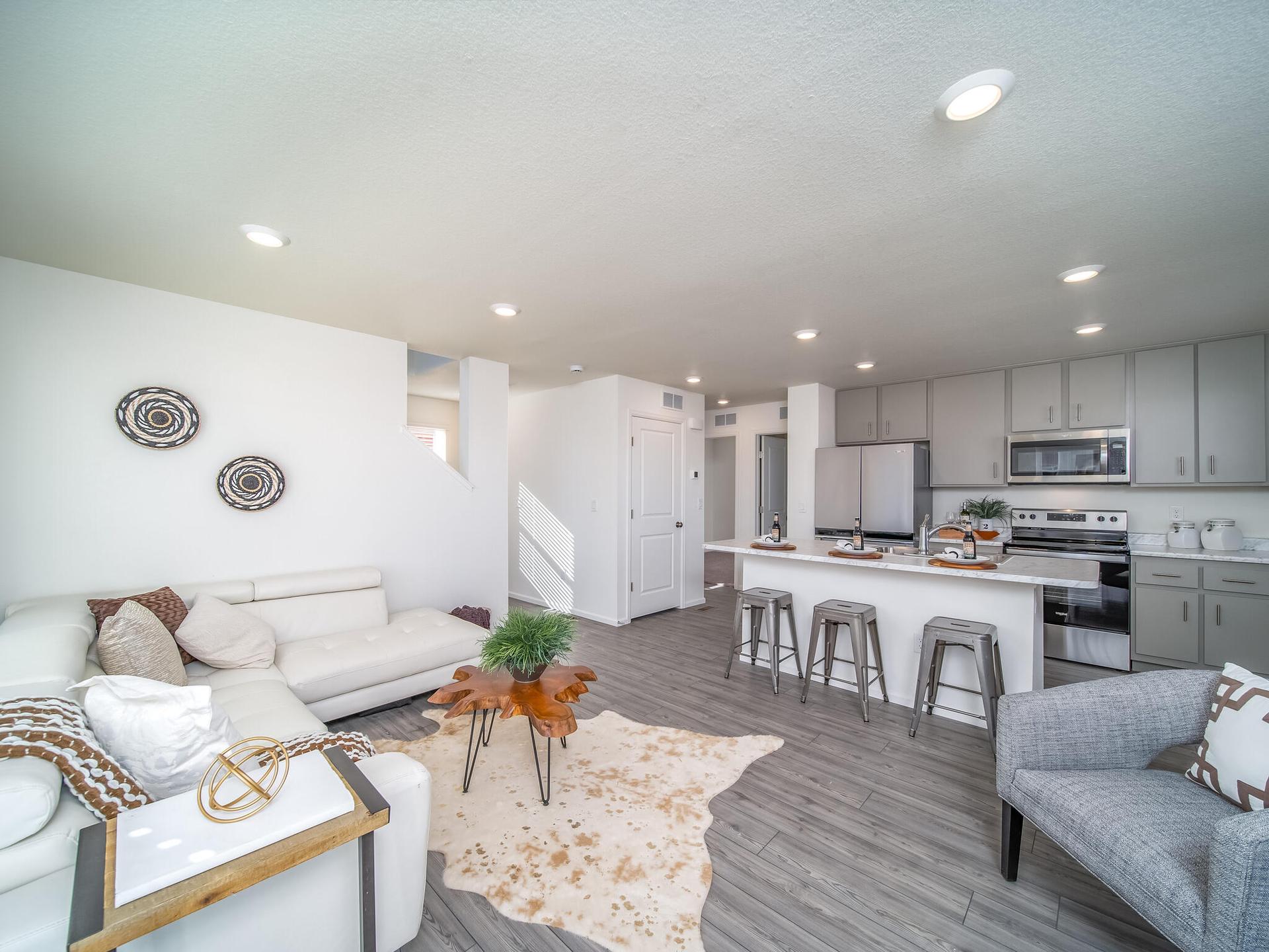 AD Albright Great Room Kitchen