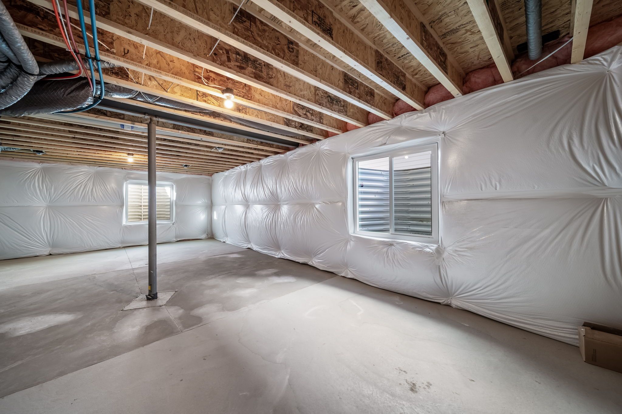 Unfinished basement