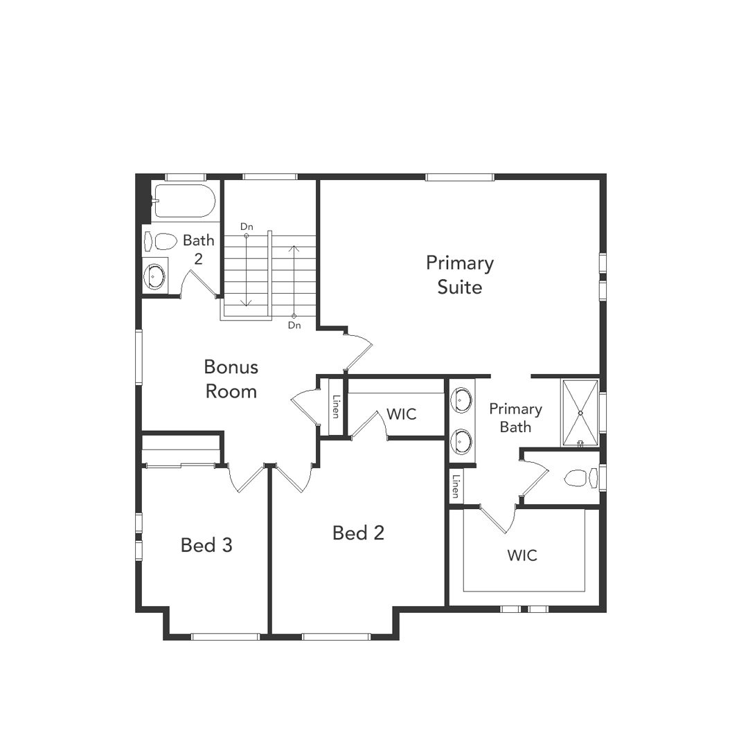 A view of the second floor of the Helena