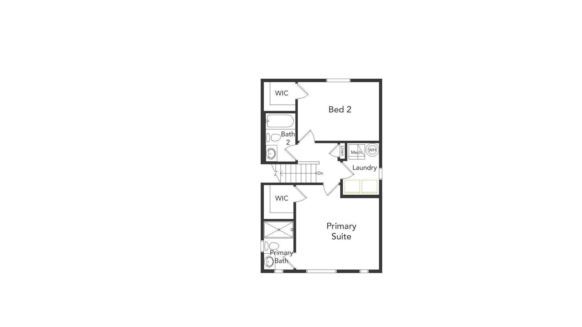 Second Floor Layout