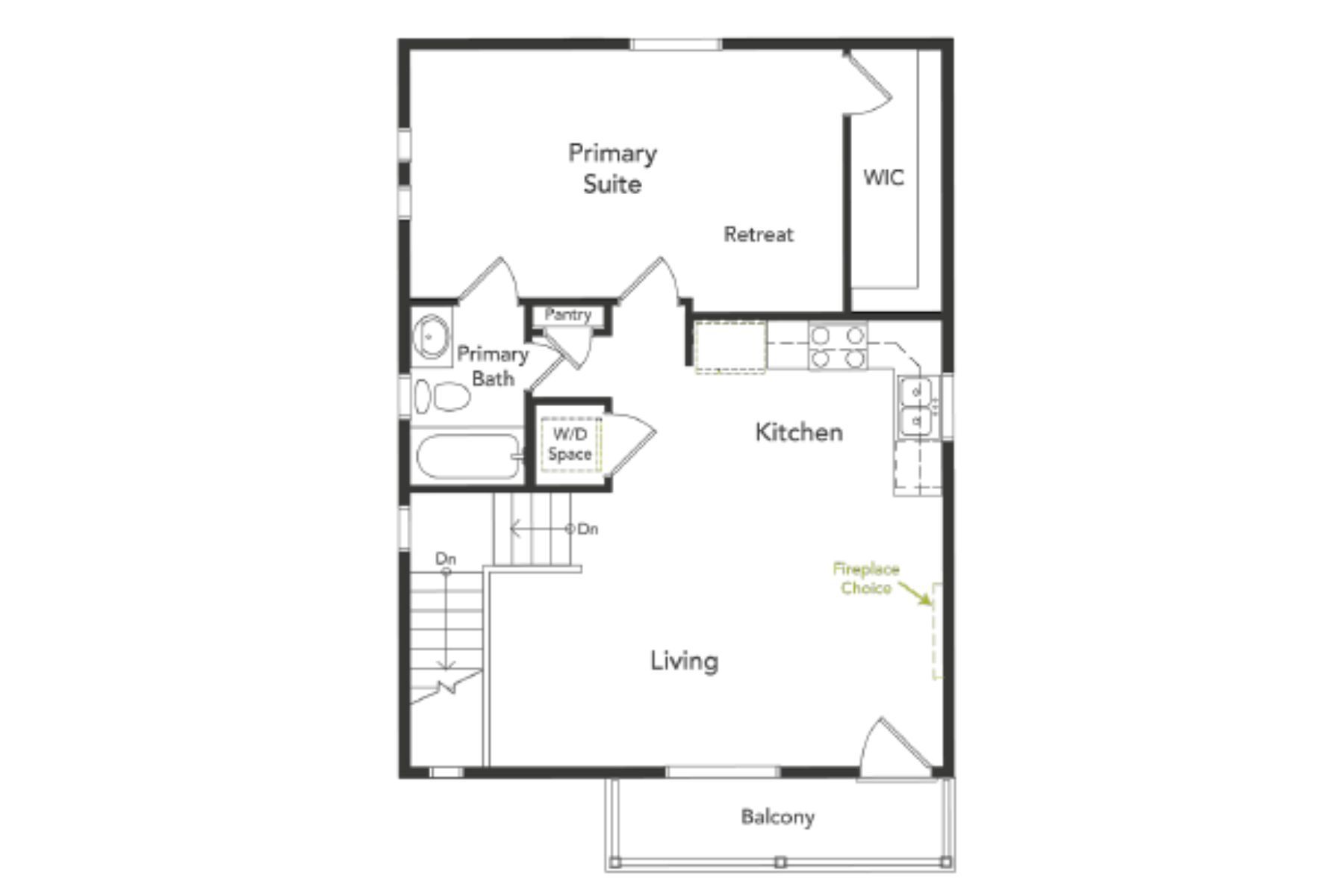 Second Floor Layout