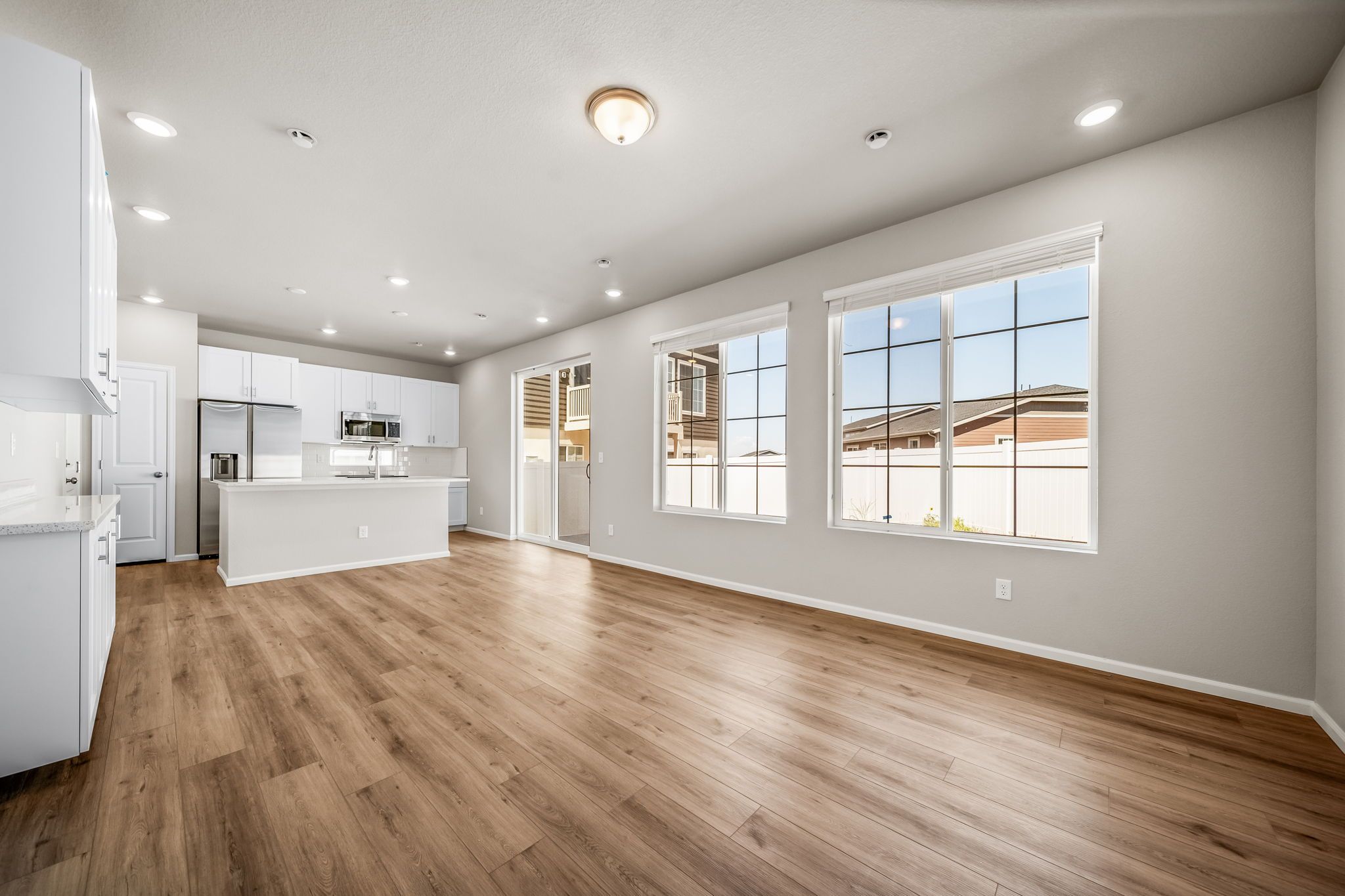 great room kitchen