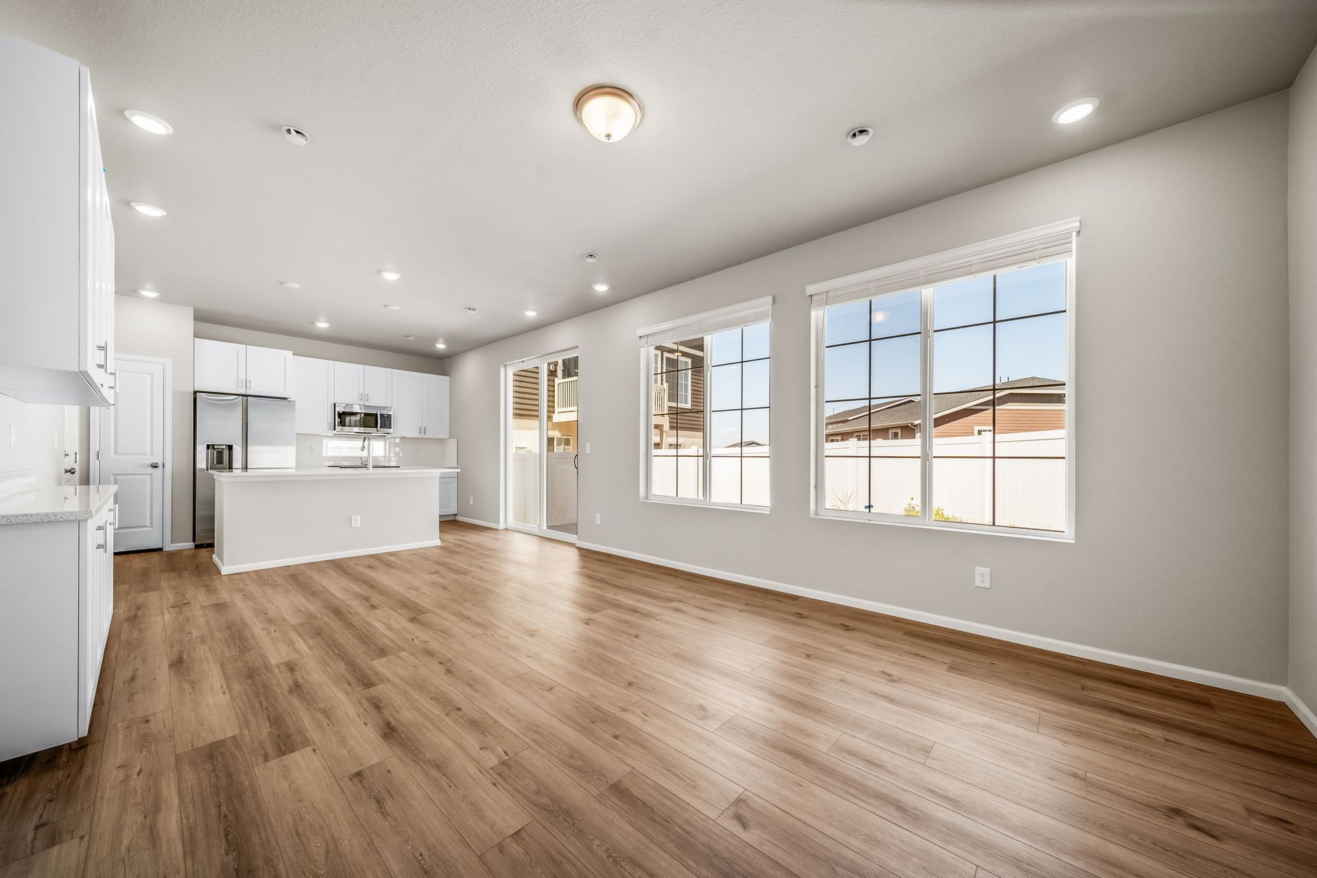 great room kitchen