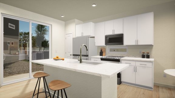 Rendering of Suffolk kitchen
