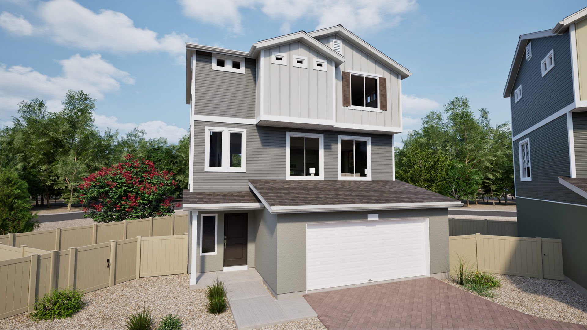 Belgian Elevation D Coach House