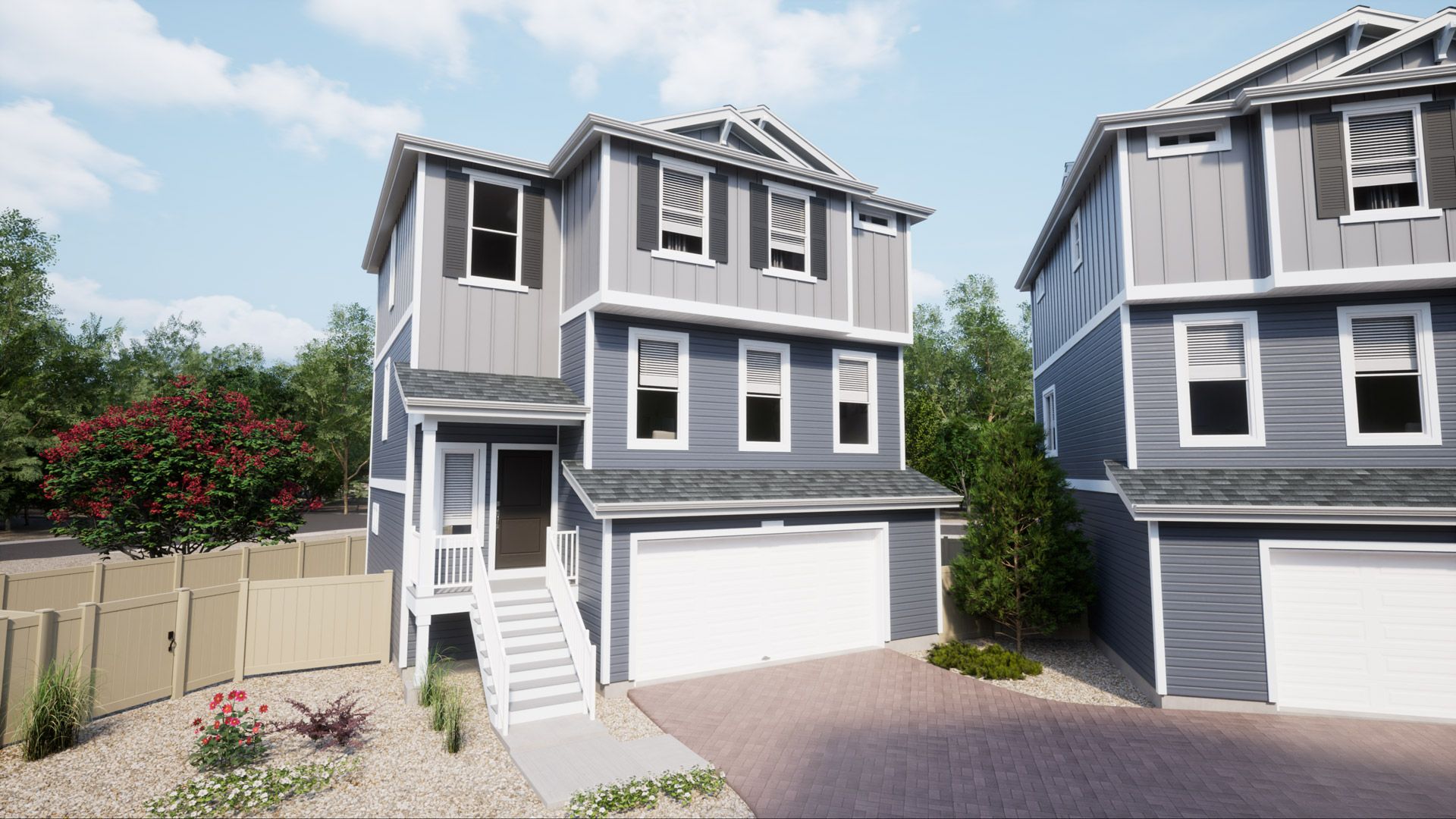 Rendering of Clydesdale Elev C, color scheme CS3