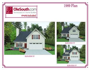 1989 Elevation DEF - Cumberland Estates: Fairview, Tennessee - Ole South