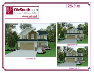 1726 Elevation DEF - Cumberland Estates: Fairview, Tennessee - Ole South