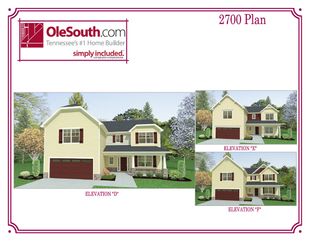 2700 Elevation DEF - Cumberland Estates: Fairview, Tennessee - Ole South