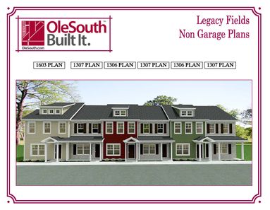 1603 Legacy Fields Floor Plan - Ole South