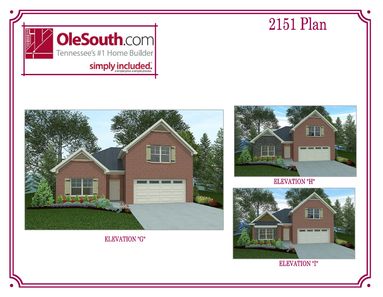 2151 Elevation GHI Floor Plan - Ole South