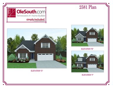 2581 Elevation GHI Floor Plan - Ole South