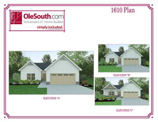 1610 Elevation ABC - Burton Farms: Smyrna, Tennessee - Ole South