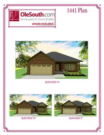 1441 Elevation GHI - Brandon Woods: Spring Hill, Tennessee - Ole South