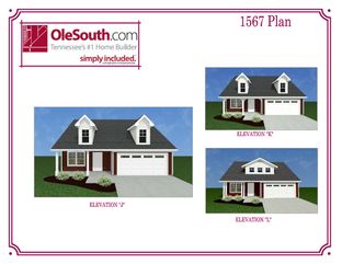 1567 Elevation JKL - Hobson Park: Antioch, Tennessee - Ole South