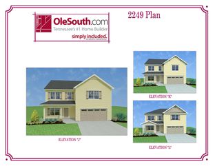 2249 Elevation JKL - Hobson Park: Antioch, Tennessee - Ole South
