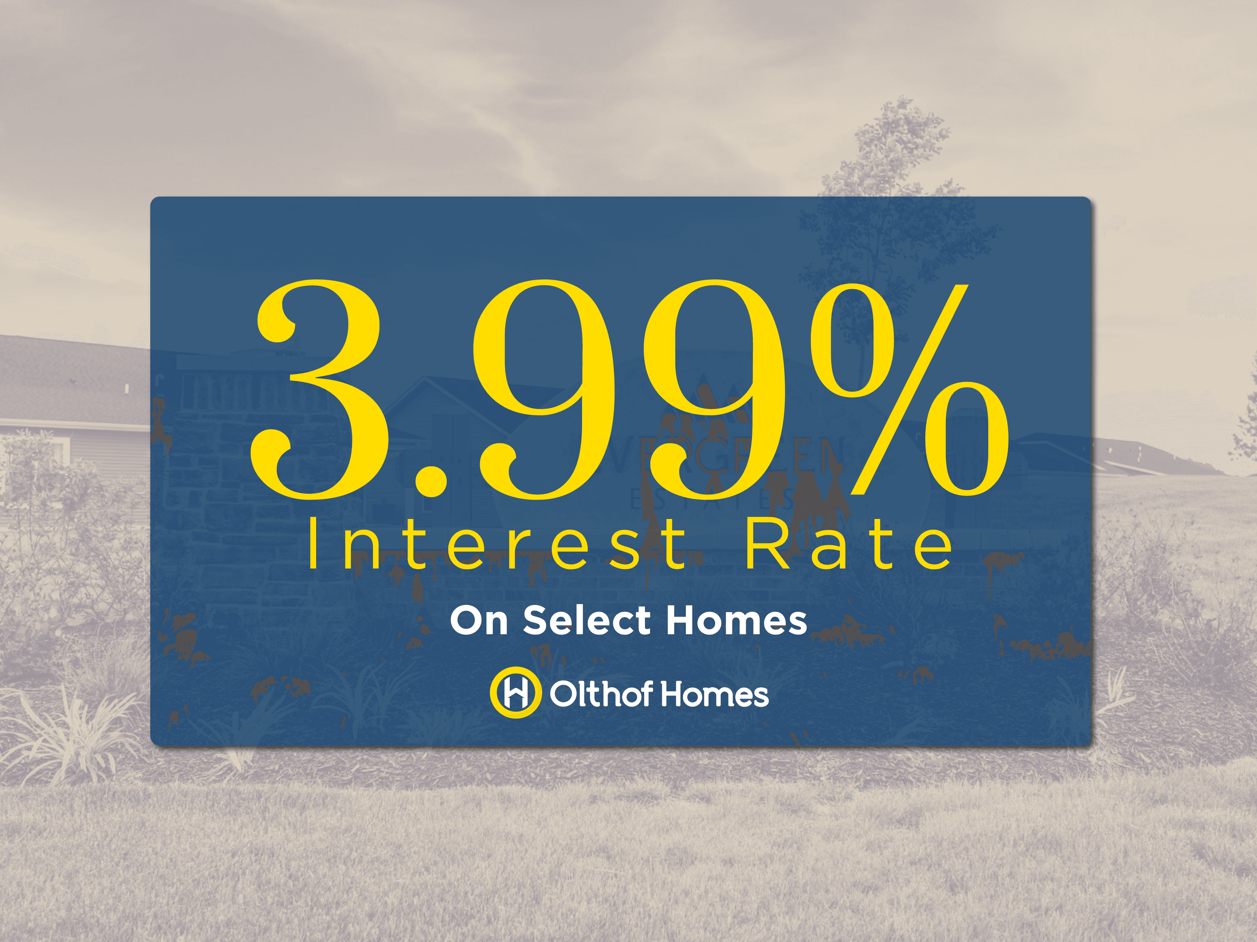 Evergreen Estates por Olthof Homes en Indianapolis Indiana