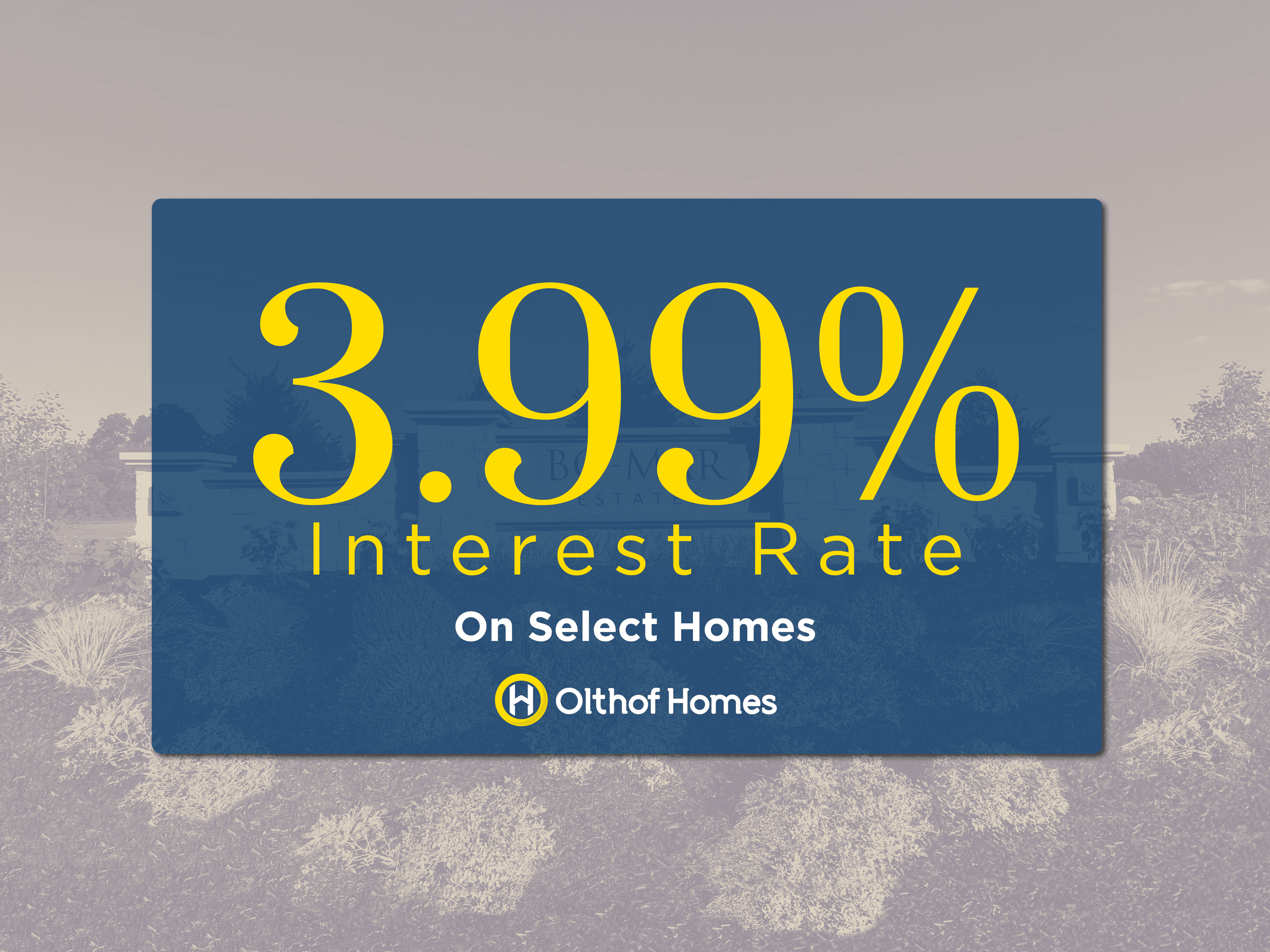 Bomar Estates por Olthof Homes en Indianapolis Indiana