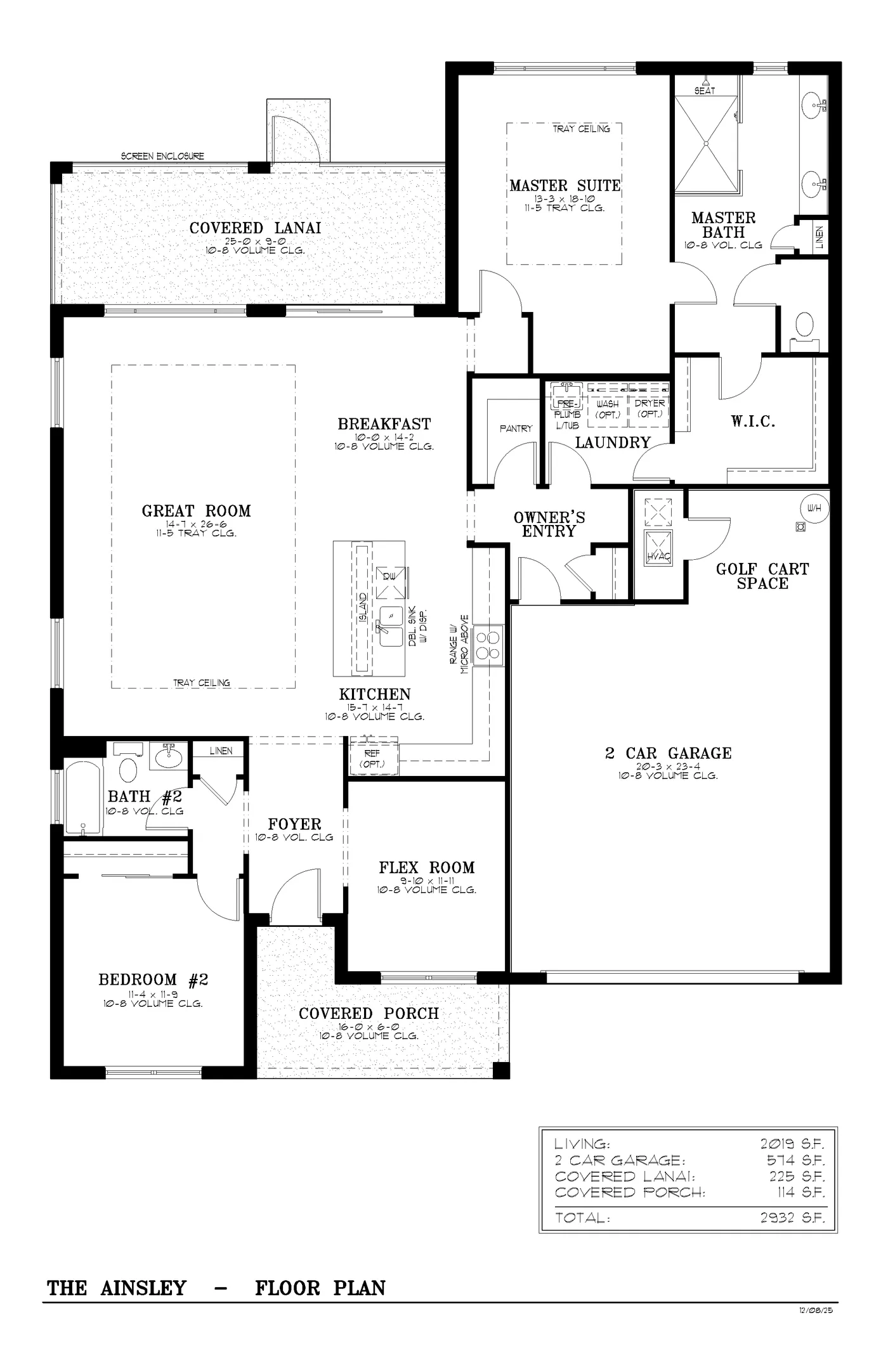 Balfour - Ainsley floor plan layout