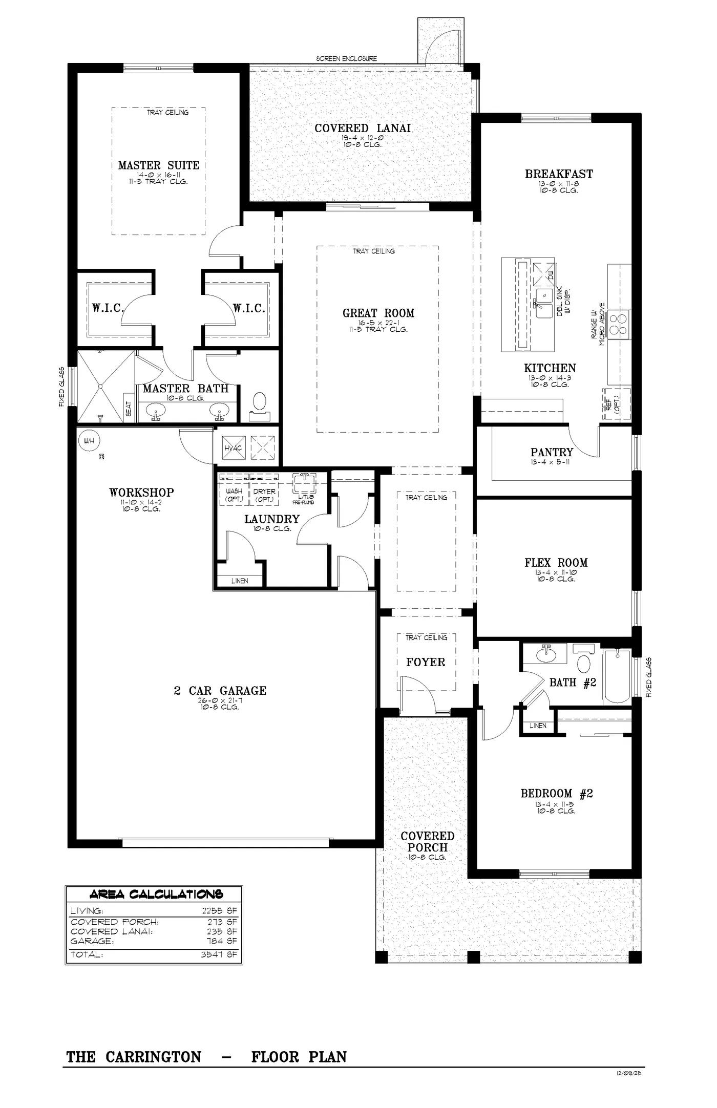 Balfour - Carrington floor plan layout