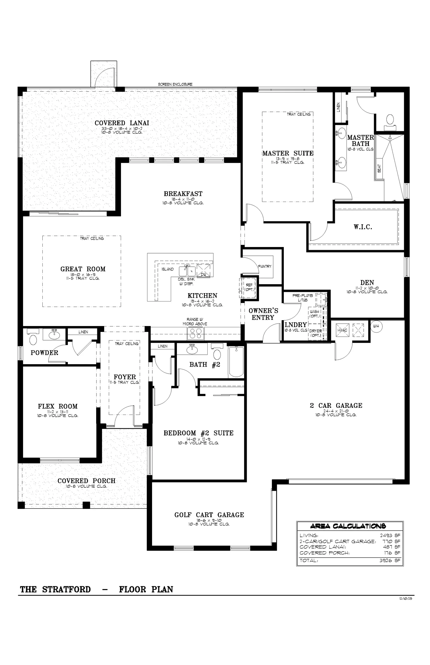 Balfour - Stratford floor plan layout