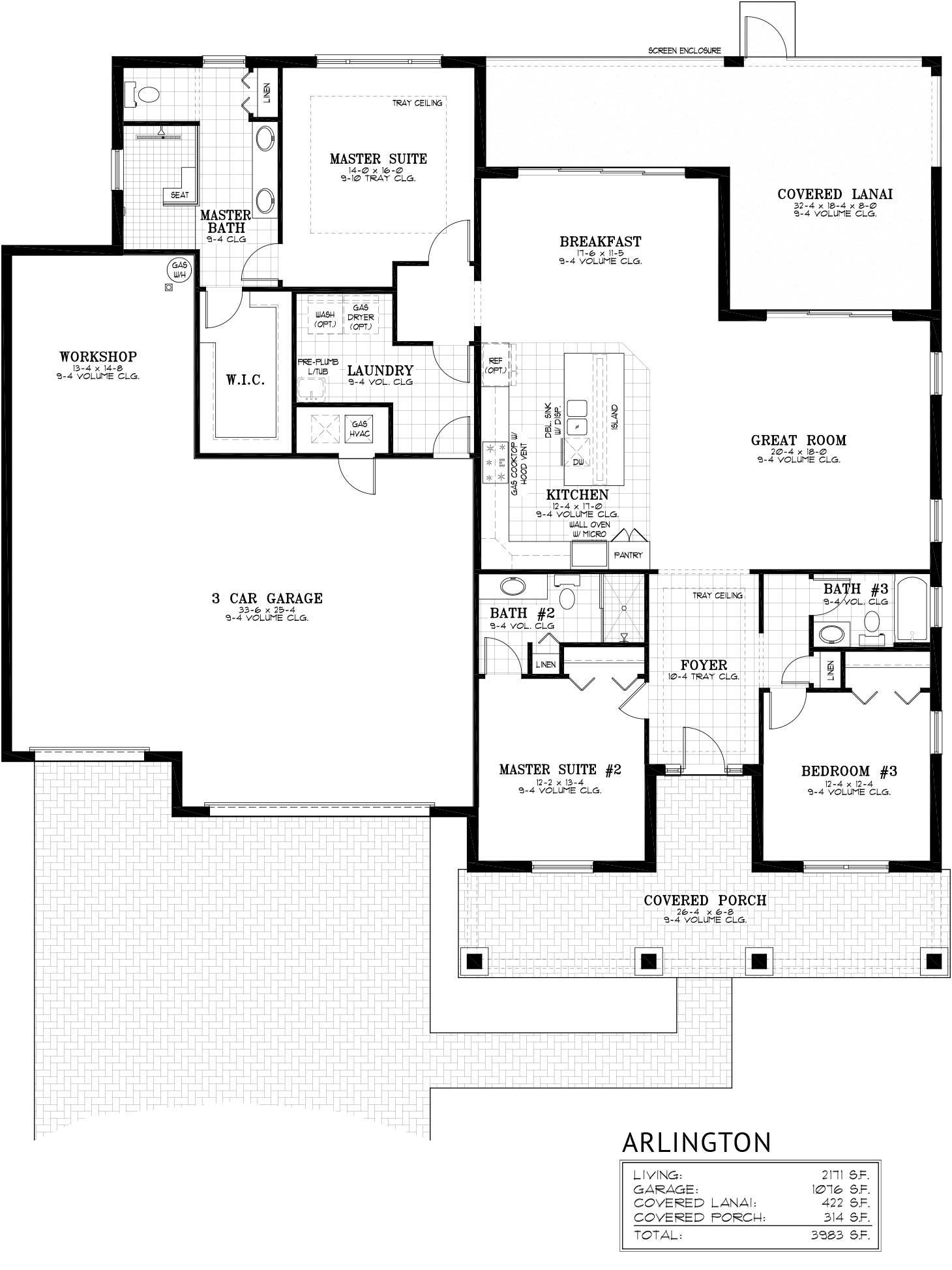 Innovative Floor plan at On Top of the World Active Adult Retirement Community in Florida