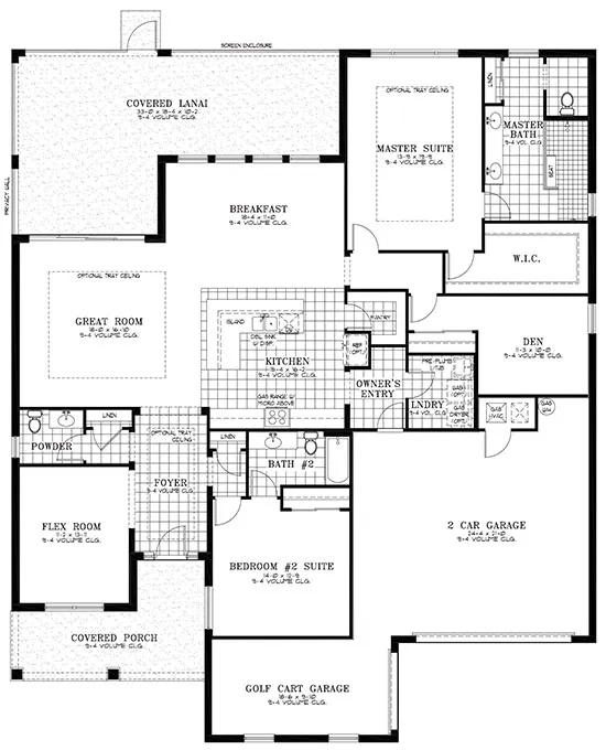 Longleaf Ridge - Magnolia floor plan layout