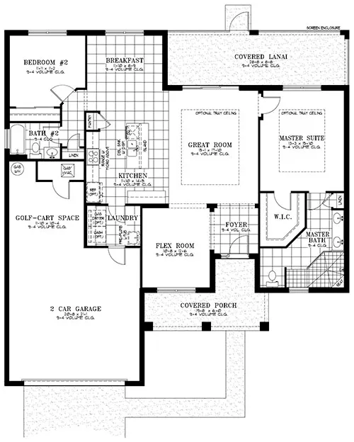 Longleaf Ridge - Livingston floor plan layout