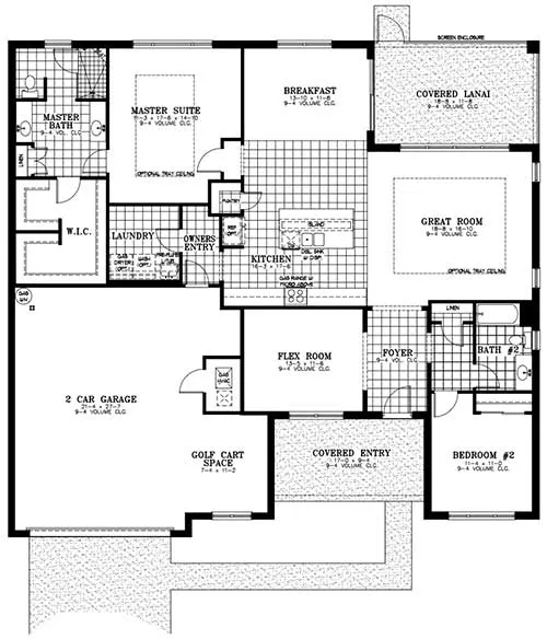 Longleaf Ridge - Beatrix floor plan layout