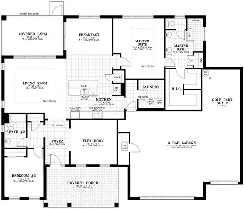 Longleaf Ridge - Brighton floor plan layout