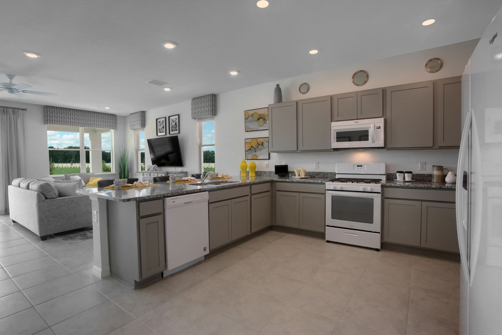 Currant Model Home Kitchen