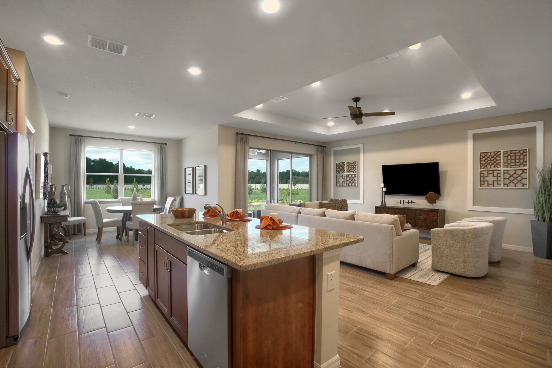 Garnet Model Home Great Room