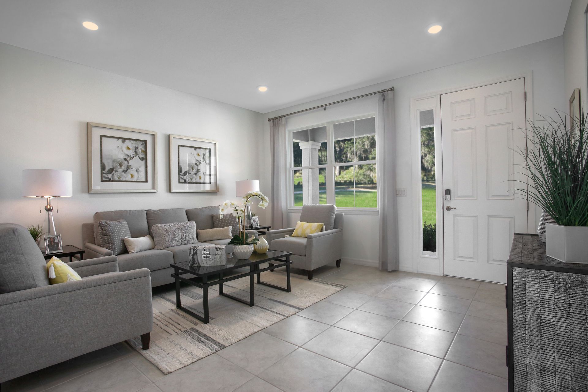 Currant Model Home Living Room
