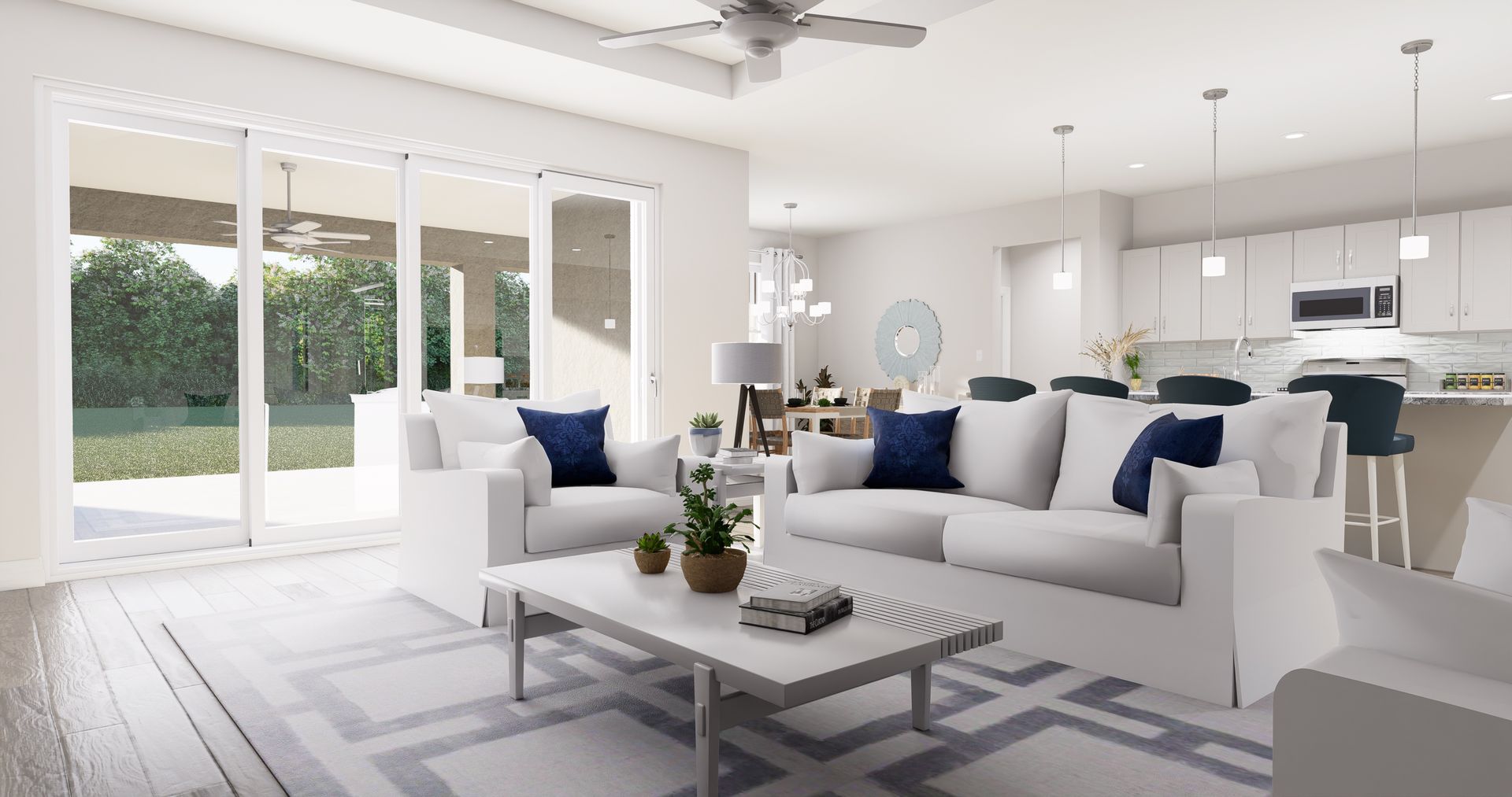 Cypress Rendered Great Room