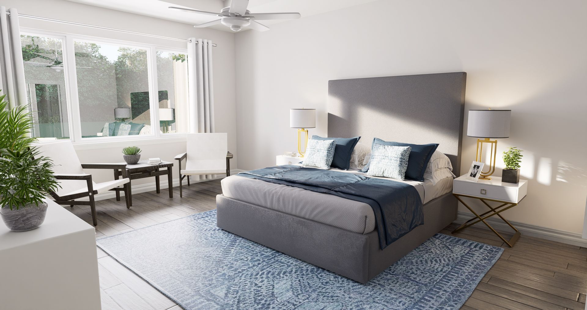 Cypress Rendered Master Bedroom