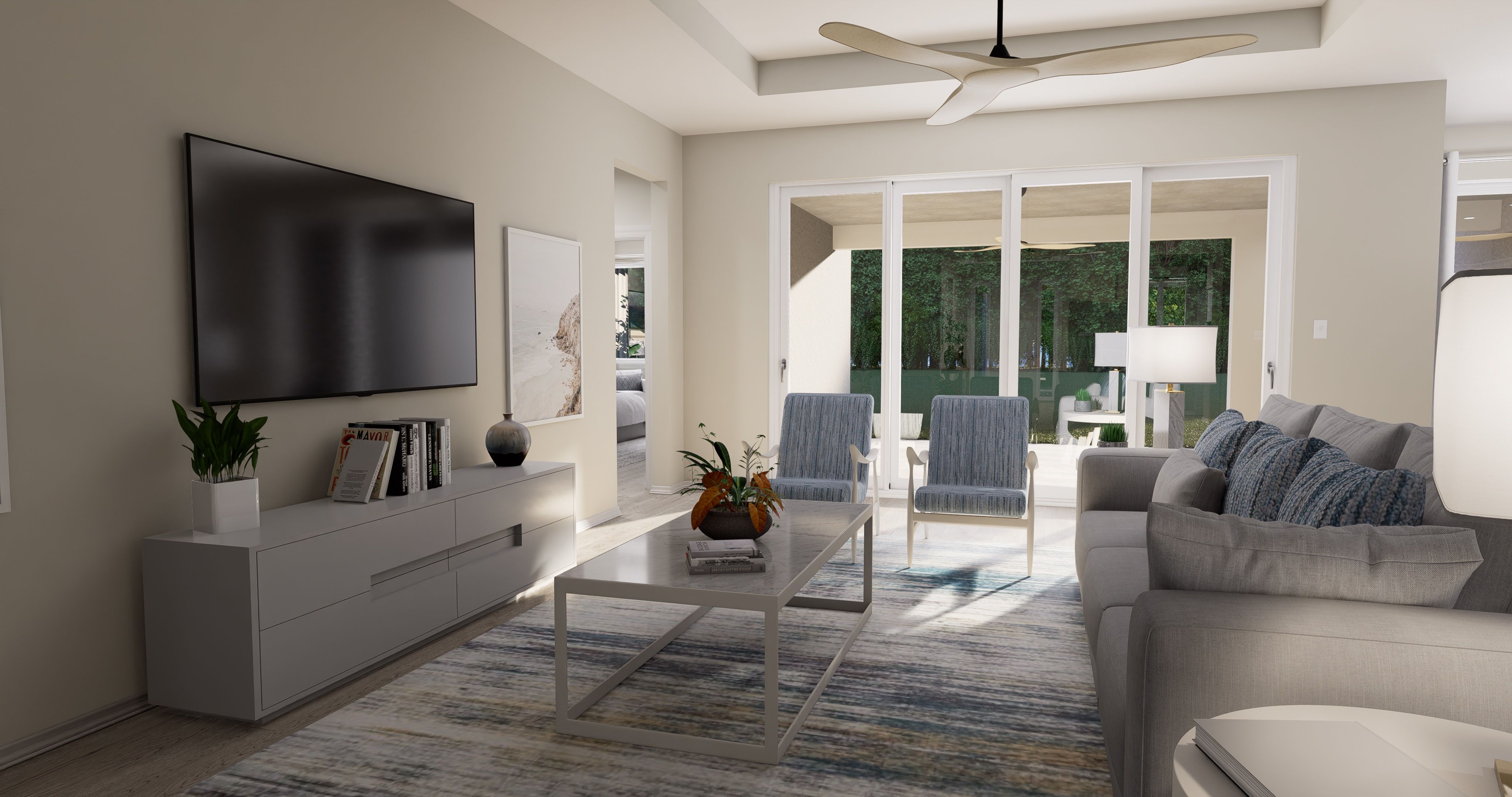 Hawthorn Rendered Great Room